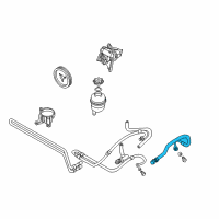 OEM 2005 BMW 325Ci Return Pipe Diagram - 32-41-6-796-367