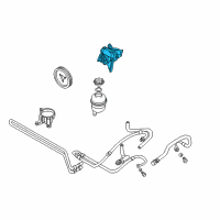 OEM BMW 323i Power Steering Pump Diagram - 32-41-6-756-582