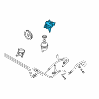 OEM 1998 BMW 323is Power Steering Pump Diagram - 32-41-6-756-582