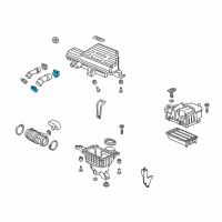 OEM 2018 Honda CR-V Clip, Resonator Tube (39MM) Diagram - 91405-5PA-A01