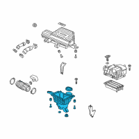 OEM 2017 Honda CR-V Case Set, Air Cleaner Diagram - 17201-5PA-A00