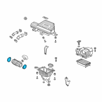 OEM 2022 Honda Insight Clamp, Air Flow (70) Diagram - 17315-R1A-A01