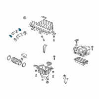 OEM 2018 Honda CR-V Clamp D Diagram - 17316-RWC-A01