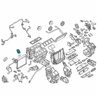 OEM 2012 Infiniti M56 Aspirator Actuator Assembly Diagram - 27655-1ME1B