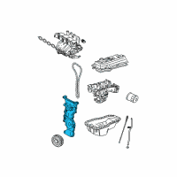 Genuine Toyota Camry Front Cover diagram