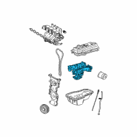 OEM 2004 Toyota Solara Case Assembly Diagram - 11420-28032