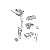 OEM Toyota Solara Dipstick Diagram - 15301-28020