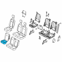 OEM 2017 Ford Transit-350 HD Seat Cushion Pad Diagram - CK4Z-9963840-F