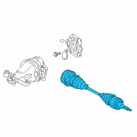 OEM Lexus IS F Shaft Assembly, Rear Drive Diagram - 42330-22091