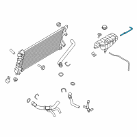 OEM 2018 Ford F-150 Overflow Hose Diagram - FL3Z-8075-B