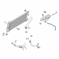 OEM 2020 Ford F-150 Reservoir Hose Diagram - FL3Z-8A365-B