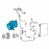 OEM 2012 Jeep Compass COMPRESOR-Air Conditioning Diagram - 55111610AC