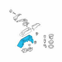 OEM 2019 Ford Transit-150 Console Panel Diagram - BK2Z-61045A36-BG