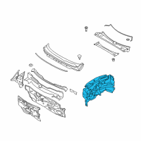 OEM Nissan Murano Insulator-Dash Lower Diagram - 67900-1AT0A