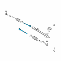 OEM 2019 Nissan Sentra Socket Kit-Tie Rod, Inner Diagram - 48521-4AF1A