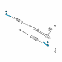 OEM Nissan Leaf Socket Kit-Tie Rod Diagram - D8520-3SG1A