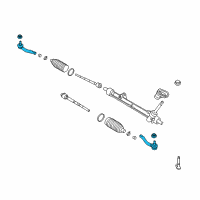 OEM 2020 Nissan Versa Socket Kit-Tie Rod Diagram - D8520-3SG1A