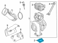 OEM 2019 Chevrolet Silverado 2500 HD Turbocharger Gasket Diagram - 12677294