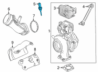 OEM 2018 GMC Terrain Sensor Asm-Charging Air Temperature Diagram - 55494196