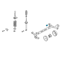 OEM 2002 Pontiac Sunfire Bushing Asm-Rear Axle Diagram - 10150338