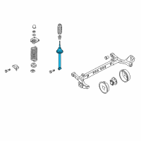 OEM 1999 Chevrolet Cavalier Strut Diagram - 22064573