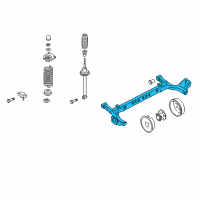 OEM 2000 Chevrolet Cavalier Axle Beam Diagram - 22606393