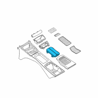OEM BMW 328xi Drink Holder Diagram - 51-16-6-963-909