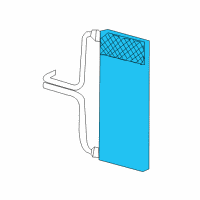 OEM 2000 Dodge Dakota Auxiliary Oil Cooler Diagram - 52028779AB