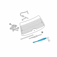 OEM 2008 Saturn Vue Rear Arm Diagram - 25919444