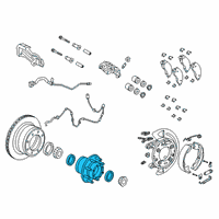 OEM Ram 3500 Wheel Hub Diagram - 68377395AA