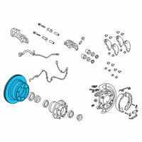 OEM 2022 Ram 3500 Brake Diagram - 68414883AB