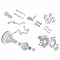 OEM 2016 Ram 3500 Stud Hub Diagram - 6509399AA