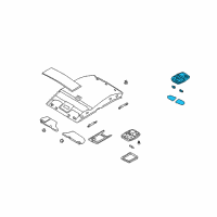 OEM 2002 Nissan Sentra Lamp Assembly-Map Diagram - 26430-5M013