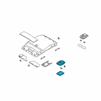 OEM Nissan Sentra Lamp Assembly-Room Diagram - 26410-6Z512