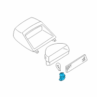 OEM Infiniti Harness Assembly Rear Combination Diagram - 26551-6J000