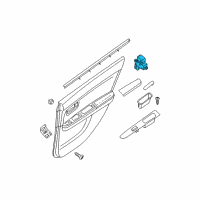 OEM Nissan Switch Assy-Power Window, Assist Diagram - 25411-ED03A