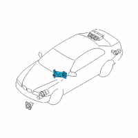 OEM BMW 760Li Park Distance Control Switch Diagram - 61-32-6-942-022