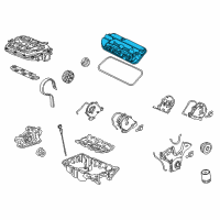 OEM Honda Odyssey Cover, RR. Cylinder Head Diagram - 12320-RGL-A00