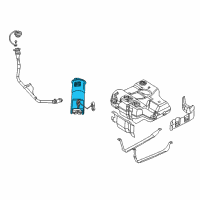 OEM 2004 Dodge Intrepid MODUL Kit-Fuel PUMP/LEVEL Unit Diagram - RL019003AB
