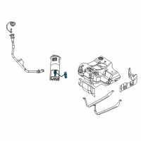 OEM Chrysler LHS Fuel Tank Sending Unit Diagram - 5003959AC