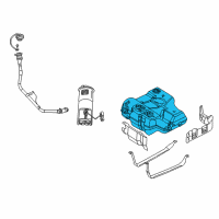 OEM 2000 Chrysler Concorde Fuel Tank Diagram - 5016223AD
