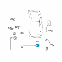 OEM 2013 Ford F-350 Super Duty Latch Diagram - 8L3Z-1626413-C