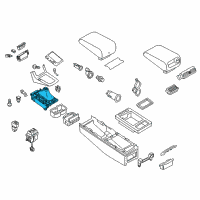 OEM 2007 Infiniti G35 Boot-Console Diagram - 96935-AC701