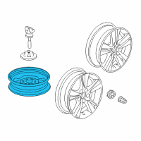 OEM 2015 Acura ILX Disk, Wheel (16X4T) (Ring Techs) Diagram - 42700-SJK-J51