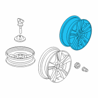 OEM Acura ILX Disk, Aluminum Wheel (16X6 1/2J) (TPMS) (Enkei) Diagram - 42700-TX6-A81