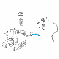 OEM Dodge Ram 2500 Hose-Fuel Filler Diagram - 52028970AA