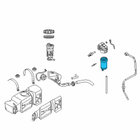 OEM 2007 Dodge Ram 2500 Element-Fuel Filter Diagram - 5183410AA