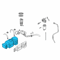 OEM Dodge Ram 3500 Fuel Tank Diagram - 52122443AC