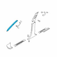 OEM Kia Borrego Trim Assembly-Front Pillar Diagram - 858102J010H9