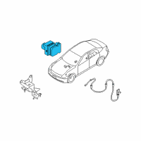 OEM 2007 Nissan 350Z Abs Control Module Pump Diagram - 47660-CF40B